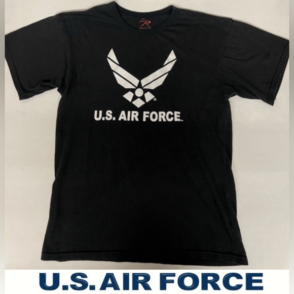 Rothco - US Air Force Emblem Armed Forces Military T-Shirt - Picture 1 of 9